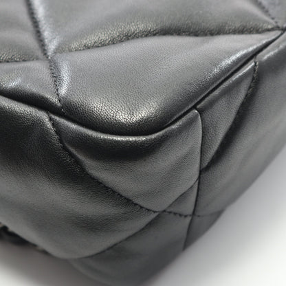 19 ディズヌフ マトラッセ チェーンショルダーバッグ ラムスキン ブラック コンビ金具 2WAY シャネル バッグ CHANEL