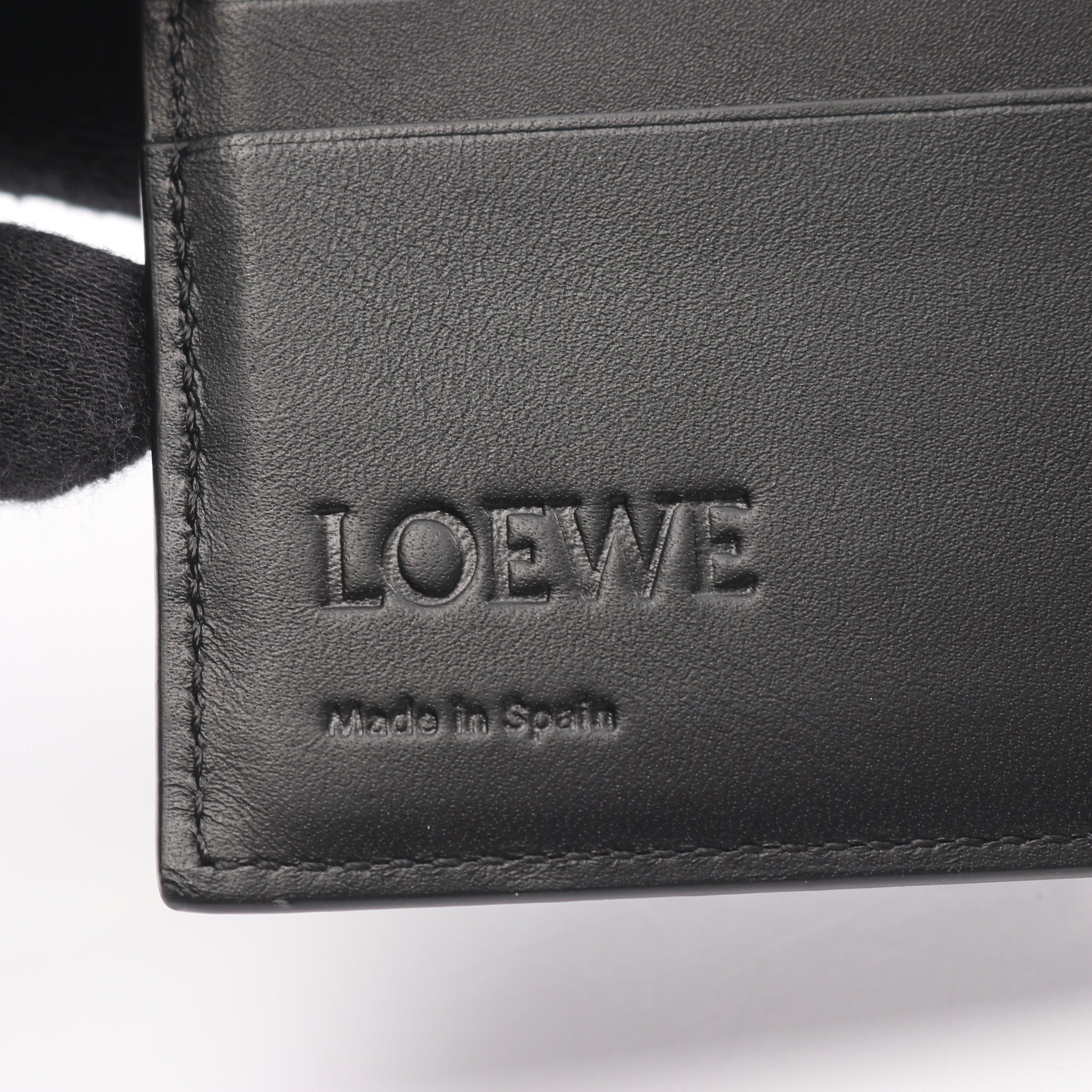 バイフォールド 二つ折り財布 レザー ブラック ロエベ – RECLO