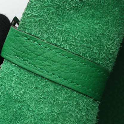 ピコタンロックPM バンブー ハンドバッグ トリヨンクレマンス グリーン シルバー金具 Y刻印 エルメス バッグ HERMES