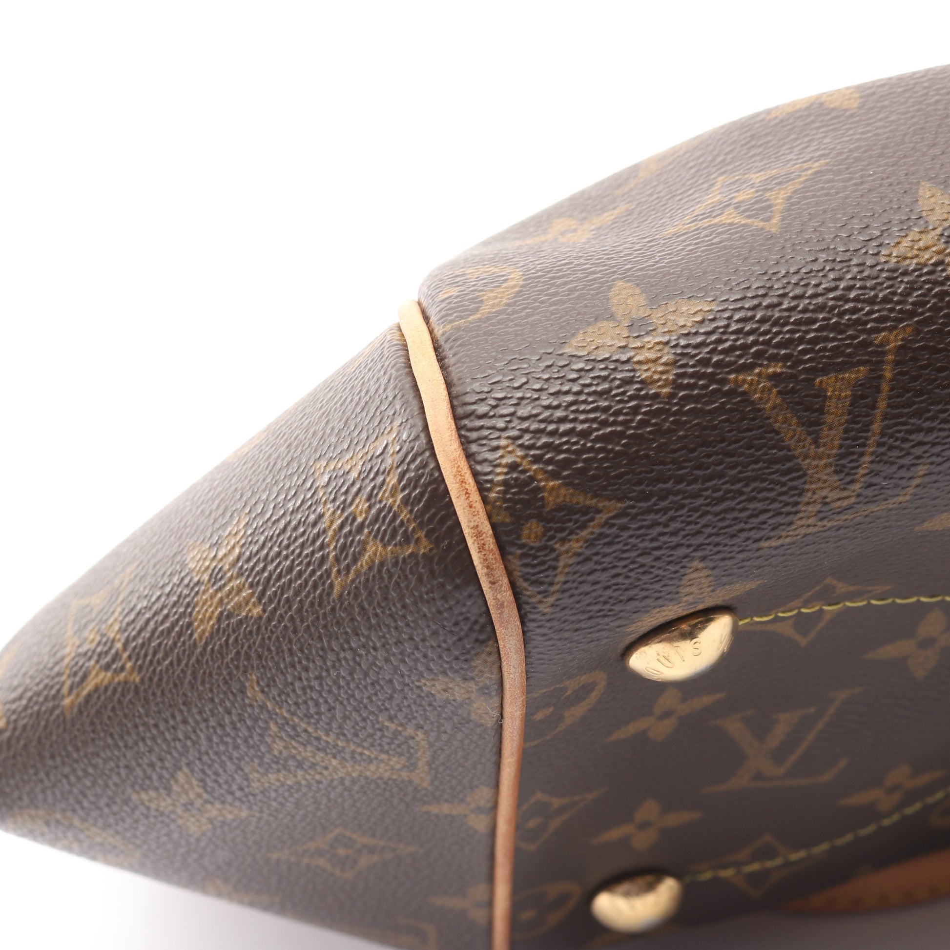 ティヴォリGM モノグラム ハンドバッグ PVC レザー ブラウン ルイヴィトン バッグ LOUIS VUITTON