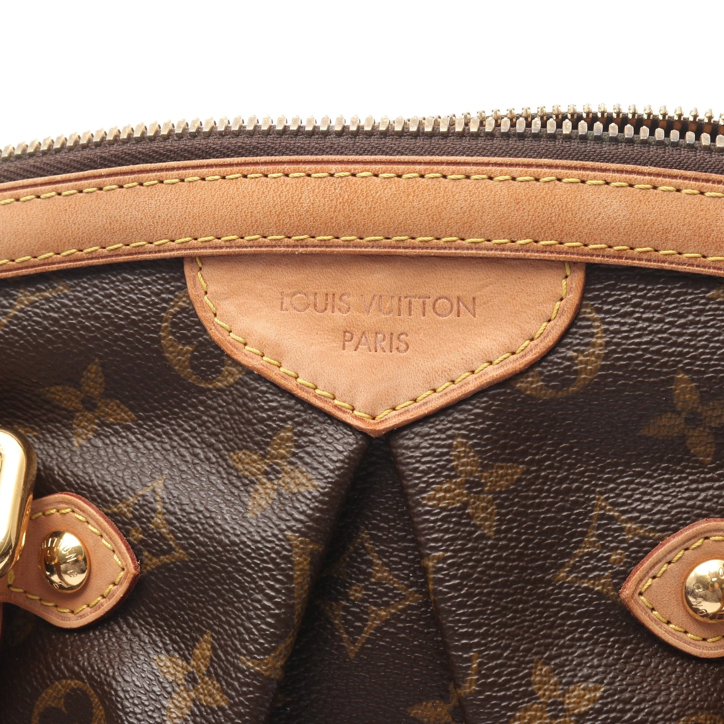 ティヴォリGM モノグラム ハンドバッグ PVC レザー ブラウン ルイヴィトン バッグ LOUIS VUITTON