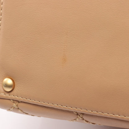 ワイルドステッチ ショルダーバッグ トートバッグ ハンドバッグ トートバッグ レザー ベージュ ゴールド金具 シャネル バッグ CHANEL