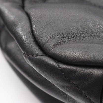 19 ディズヌフ マキシ チェーンショルダーバッグ ラムスキン ブラック コンビ金具 2WAY シャネル バッグ CHANEL