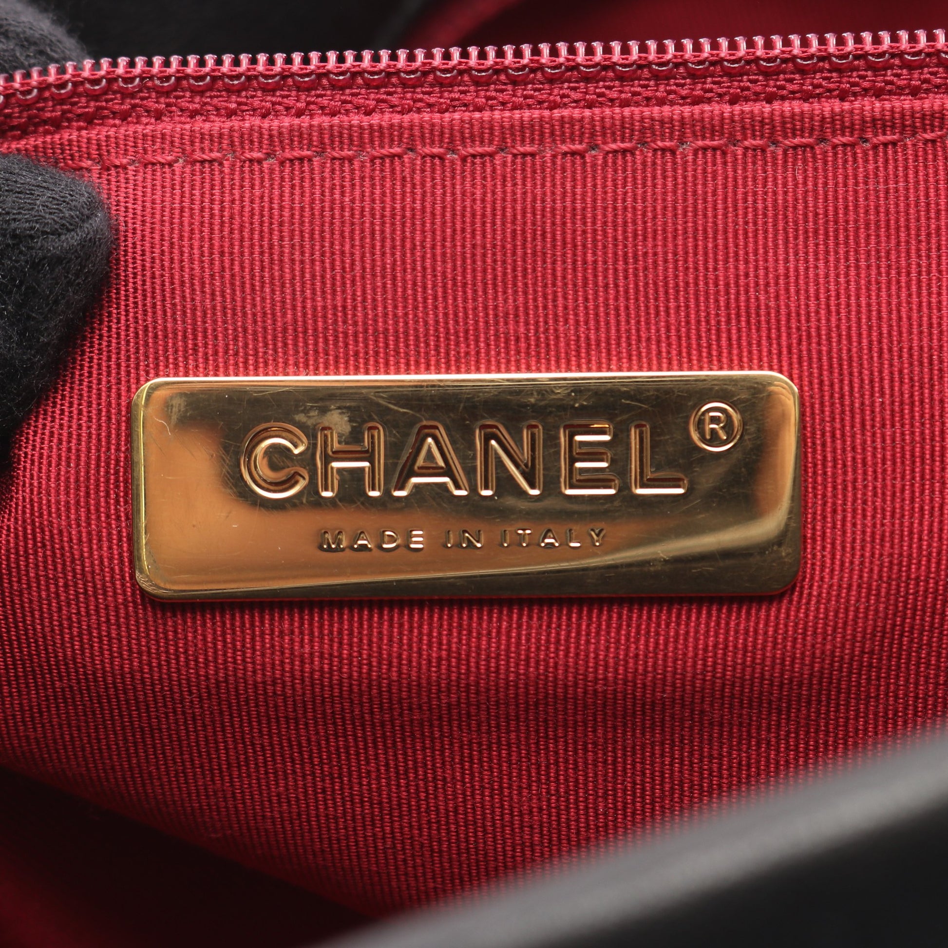 19 ディズヌフ マキシ チェーンショルダーバッグ ラムスキン ブラック コンビ金具 2WAY シャネル バッグ CHANEL