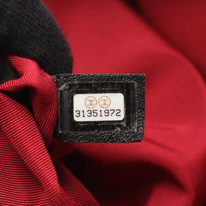 19 ディズヌフ マキシ チェーンショルダーバッグ ラムスキン ブラック コンビ金具 2WAY シャネル バッグ CHANEL