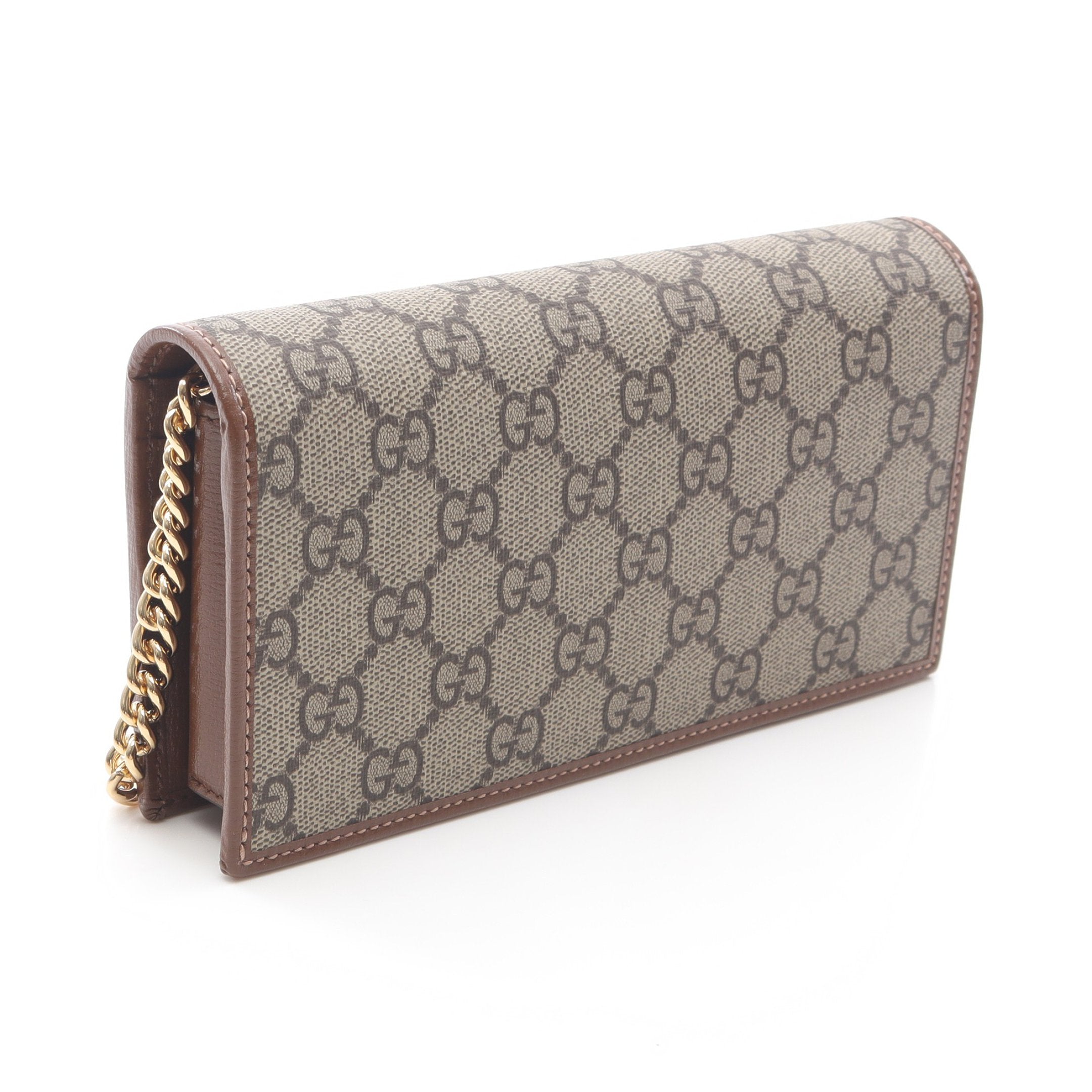 GUCCI グッチ 8402  ホースビット GGスプリーム PVCコーティングキャンバス 長財布 ブラウン メンズ GGキャンバス グッチ 財布 GUCCI ラウンドファスナー長財布 メンズ