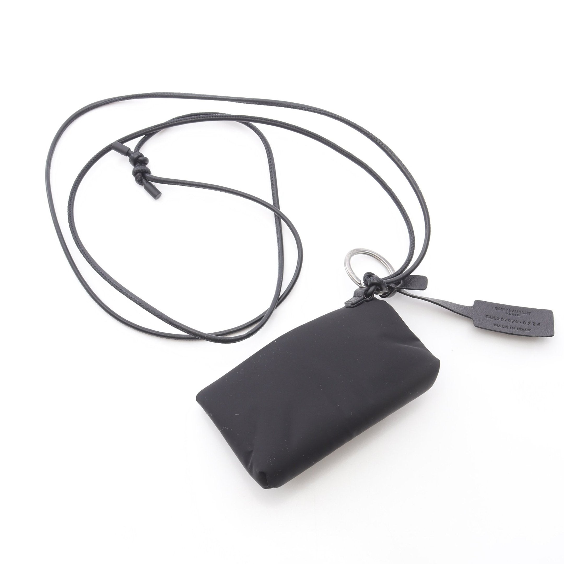 Saint Laurent サンローラン　カサンドラミニエンベロープ　ブラック SAINT LAURENT】人気 カサンドラ スモール エンベロープポーチ (Saint