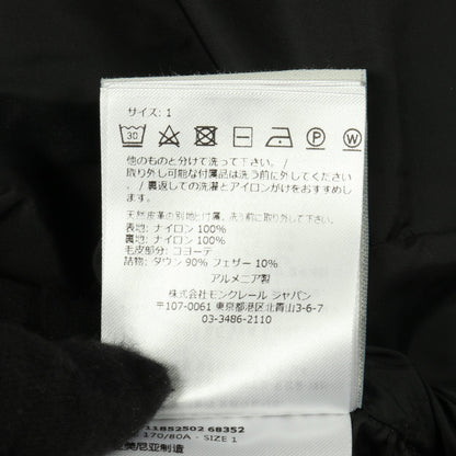 CLUNY ダウンジャケット ナイロン ブラック モンクレール アウター MONCLER