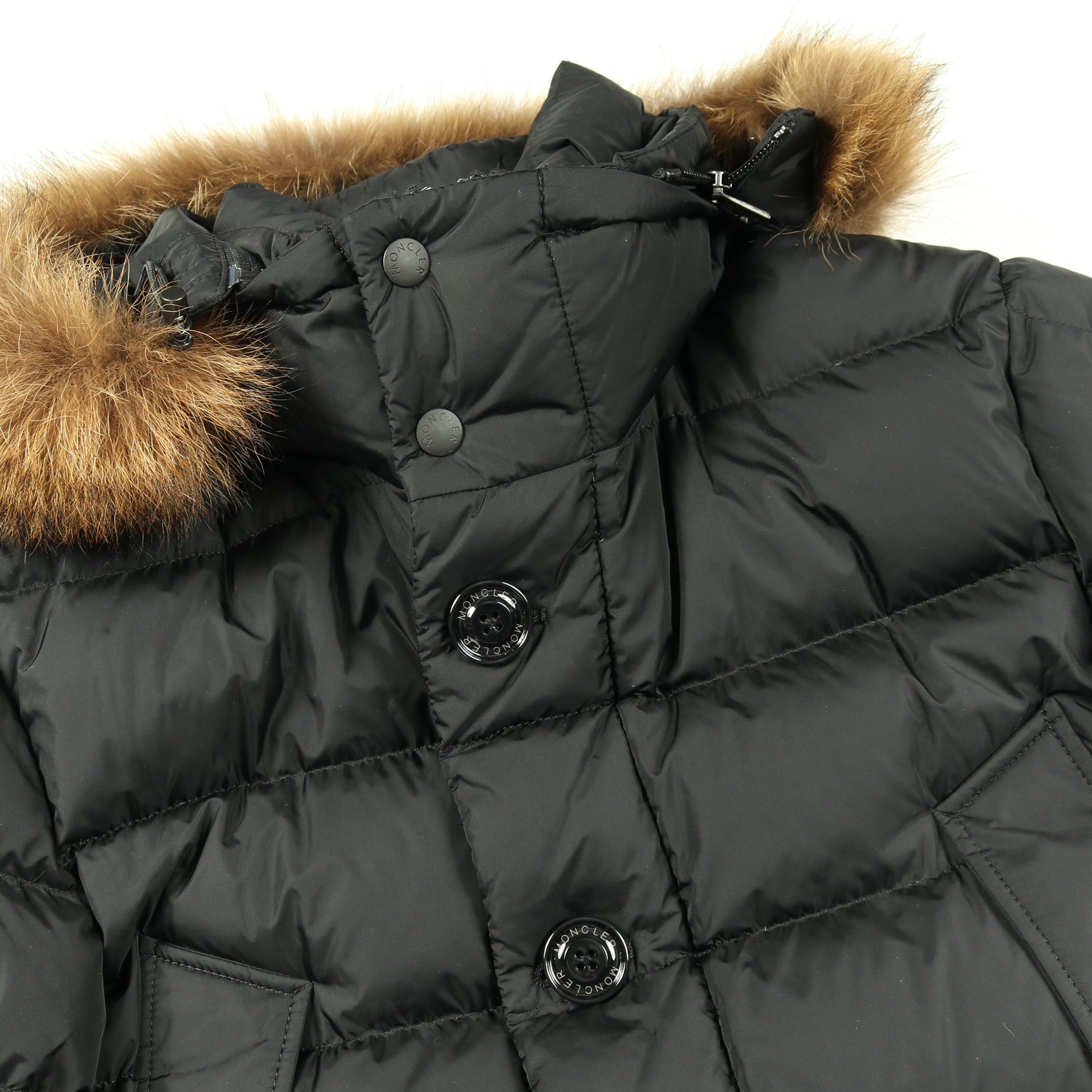 CLUNY ダウンジャケット ナイロン ブラック モンクレール アウター MONCLER