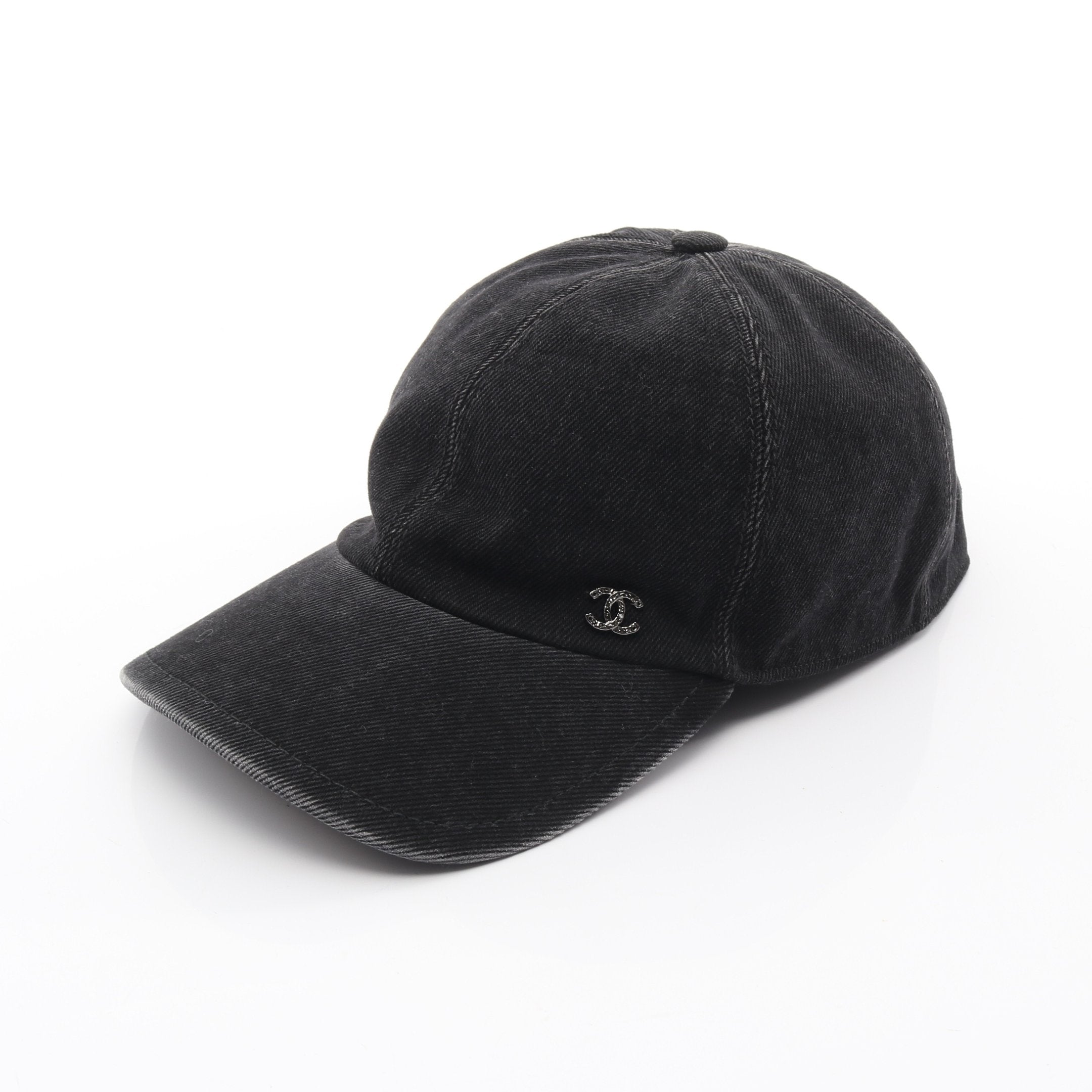 シャネル ココマーク キャップ 帽子 コットンキャンバス ブラック CHANEL（シャネル） CC Baseball Cap キャップ 帽子 コットン ココ