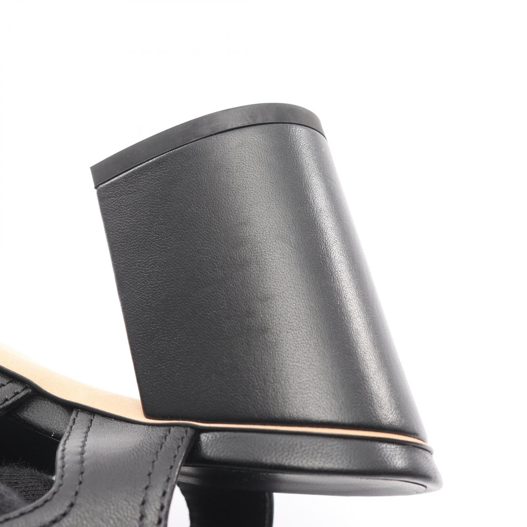 ⭐︎美品♡CHANEL ブラックレザーサンダル 37C ココマーク サンダル レザー ブラック シャネル – RECLO