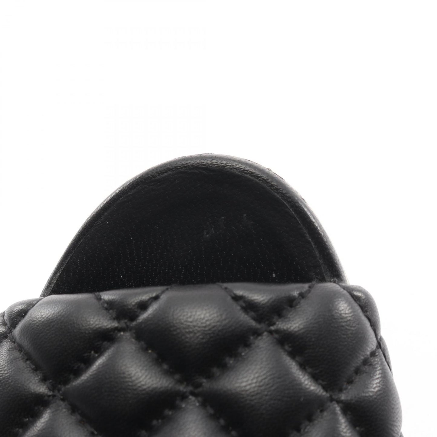 マトラッセ ココマーク サンダル レザー ブラック シャネル シューズ CHANEL