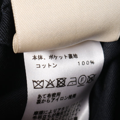 ハイウエスト スモック スカート コットン ネイビー 25SS エルメス ボトムス HERMES