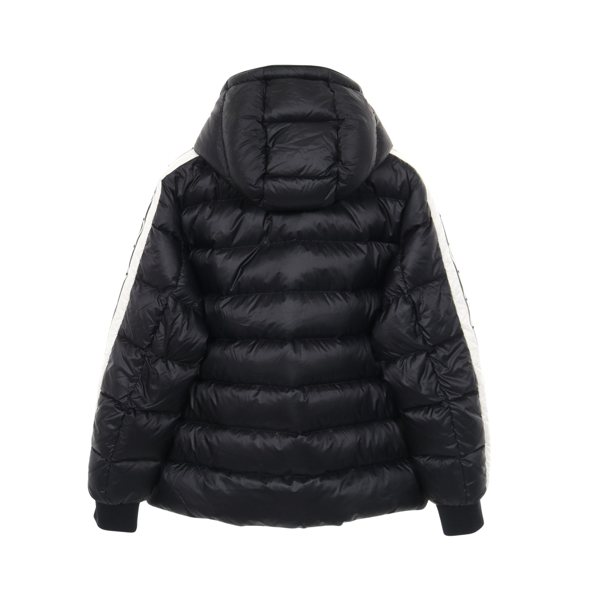 STELLAIRE ダウンジャケット ナイロン ブラック ホワイト フード付き モンクレール アウター MONCLER