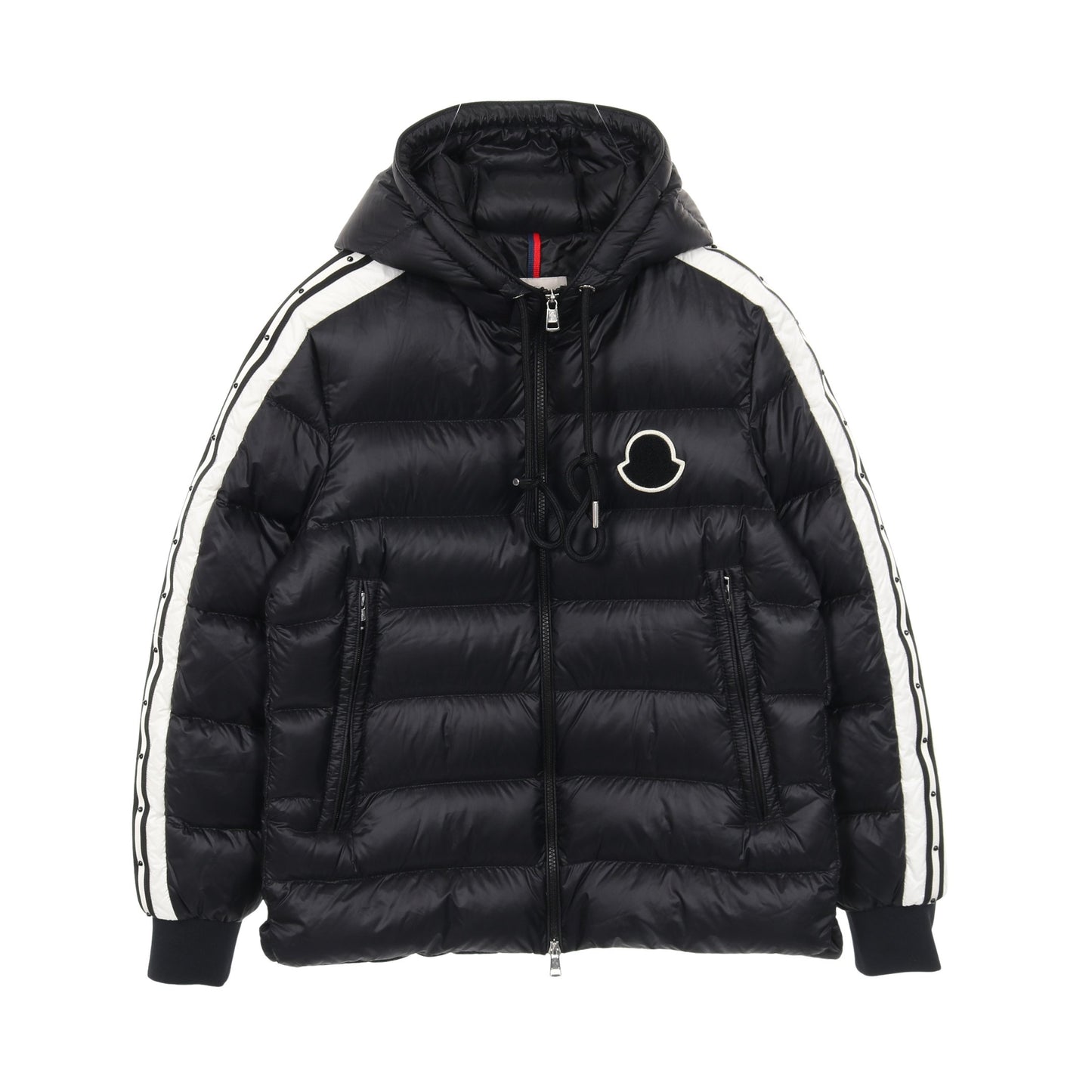 STELLAIRE ダウンジャケット ナイロン ブラック ホワイト フード付き モンクレール アウター MONCLER