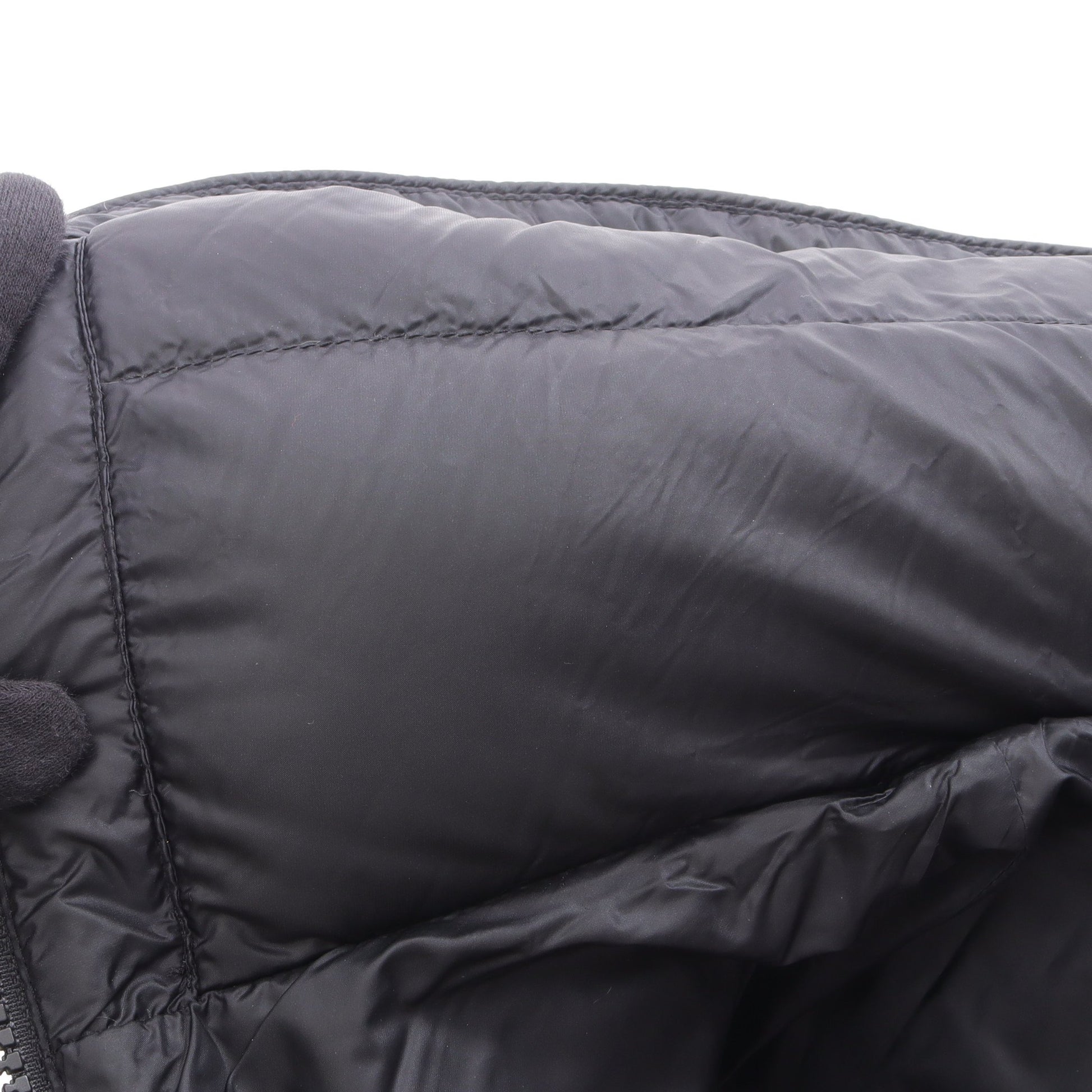 STELLAIRE ダウンジャケット ナイロン ブラック ホワイト フード付き モンクレール アウター MONCLER