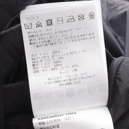 STELLAIRE ダウンジャケット ナイロン ブラック ホワイト フード付き モンクレール アウター MONCLER