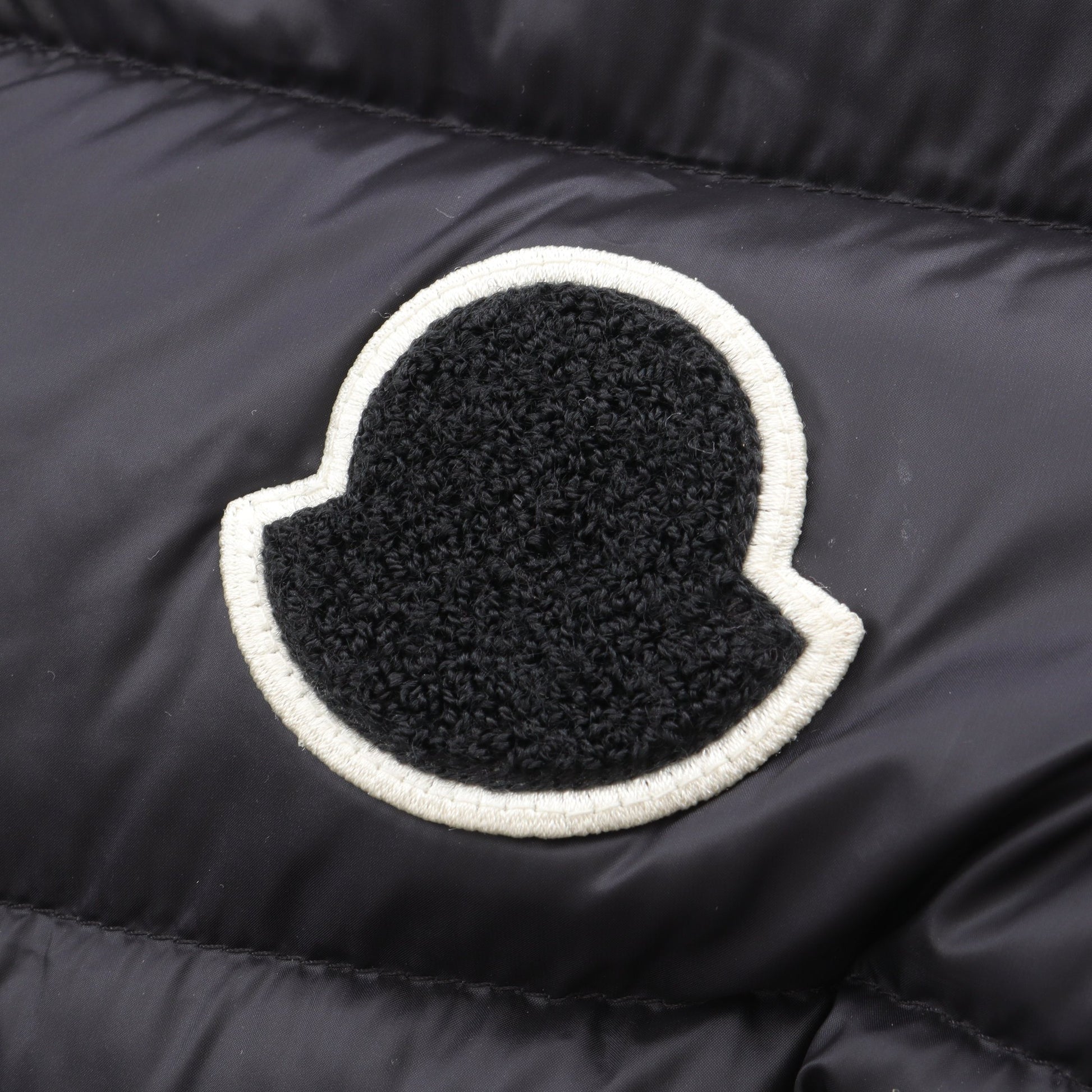 STELLAIRE ダウンジャケット ナイロン ブラック ホワイト フード付き モンクレール アウター MONCLER
