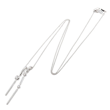 ダイヤ ネックレス ネックレス K18WG ダイヤモンド ホワイトゴールド クリア タサキ アクセサリー TASAKI