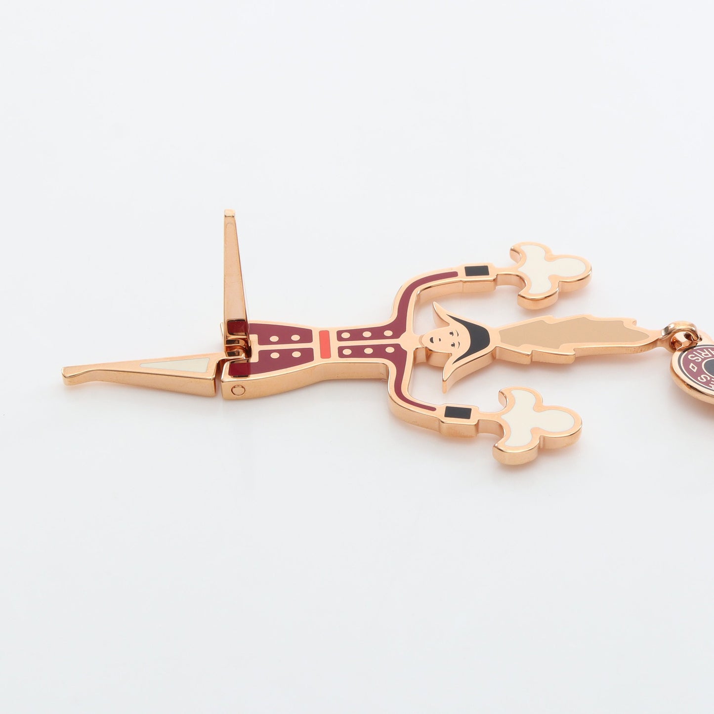 Artificier 花火師 ネックレス GP ピンクゴールド マルチカラー エルメス アクセサリー HERMES
