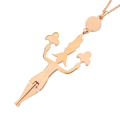 Artificier 花火師 ネックレス GP ピンクゴールド マルチカラー エルメス アクセサリー HERMES