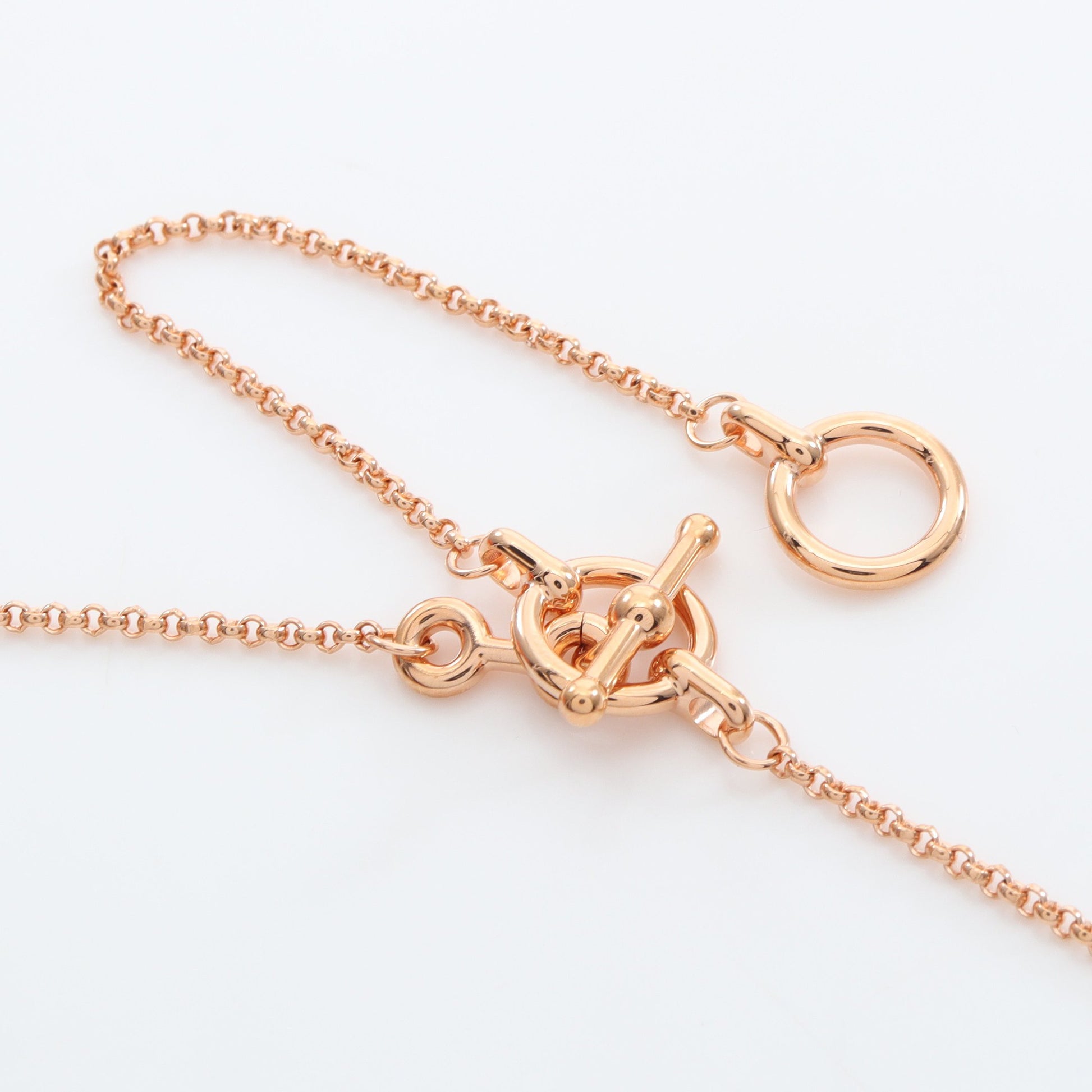 Artificier 花火師 ネックレス GP ピンクゴールド マルチカラー エルメス アクセサリー HERMES