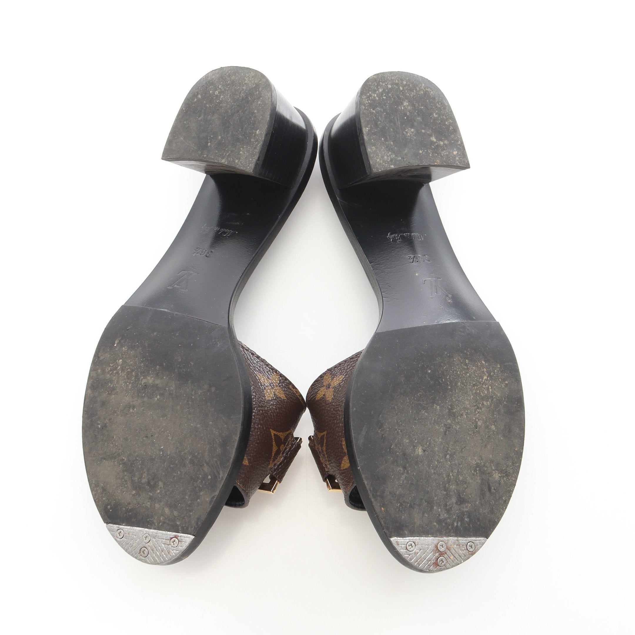 ロックイットライン モノグラム ミュール サンダル PVC レザー