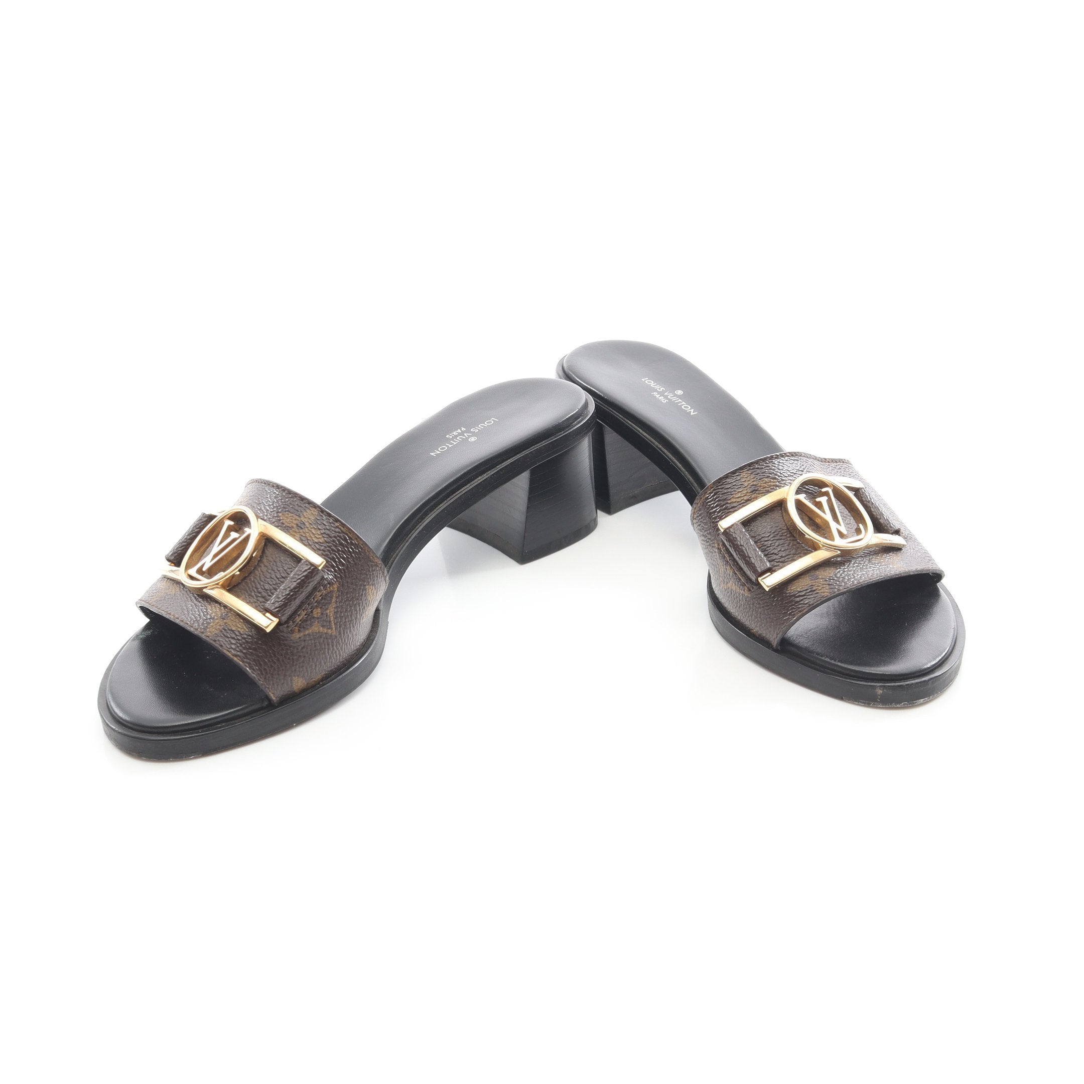 ロックイットライン モノグラム ミュール サンダル PVC レザー
