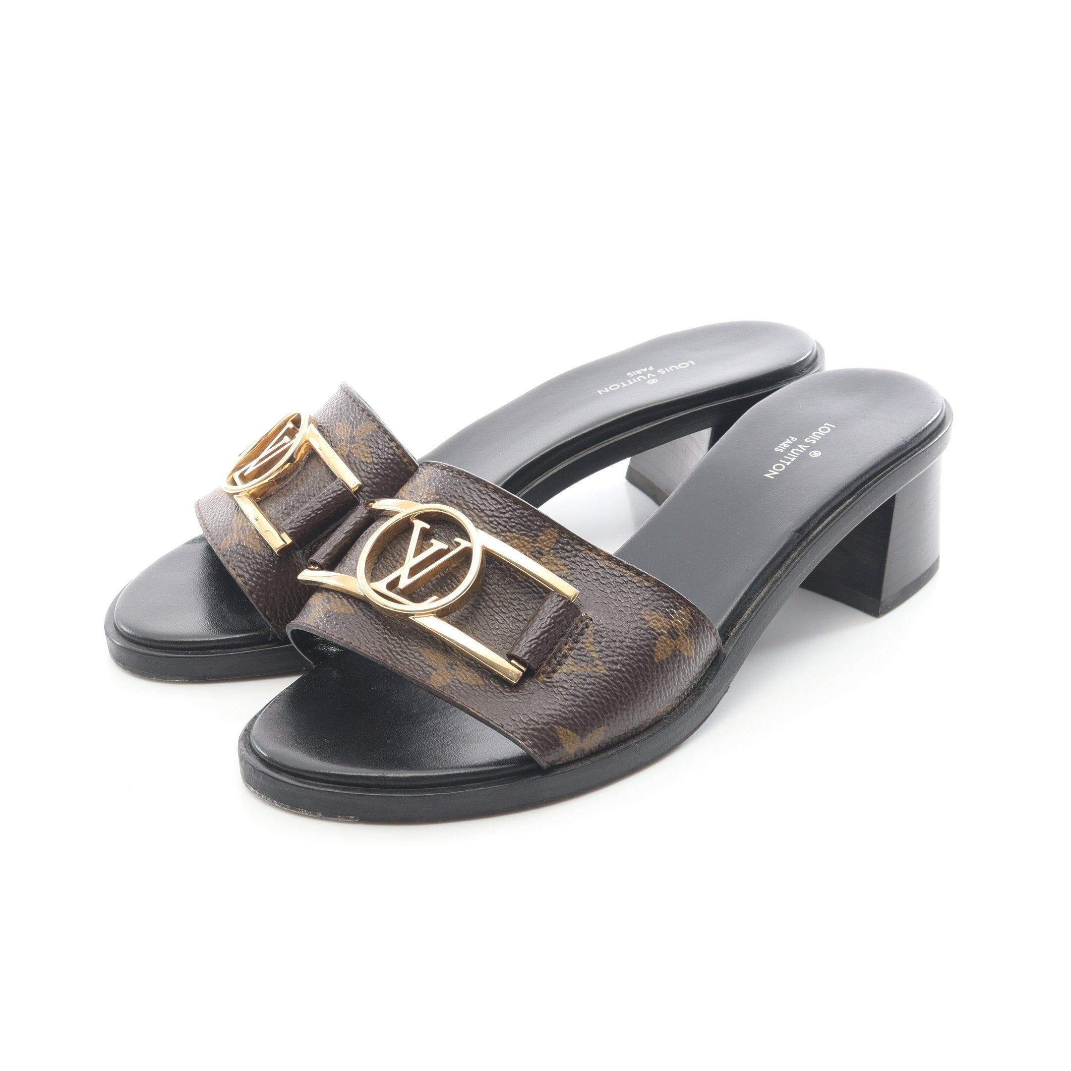 ロックイットライン モノグラム ミュール サンダル PVC レザー