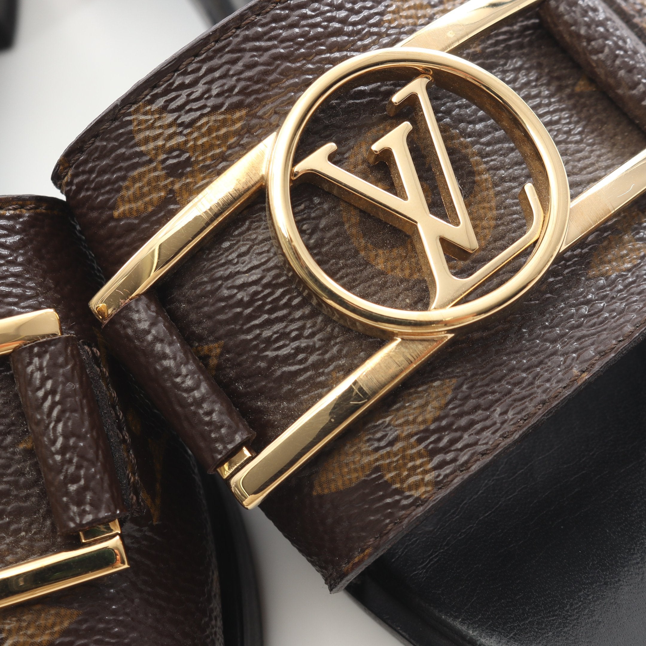 ロックイットライン モノグラム ミュール サンダル PVC レザー