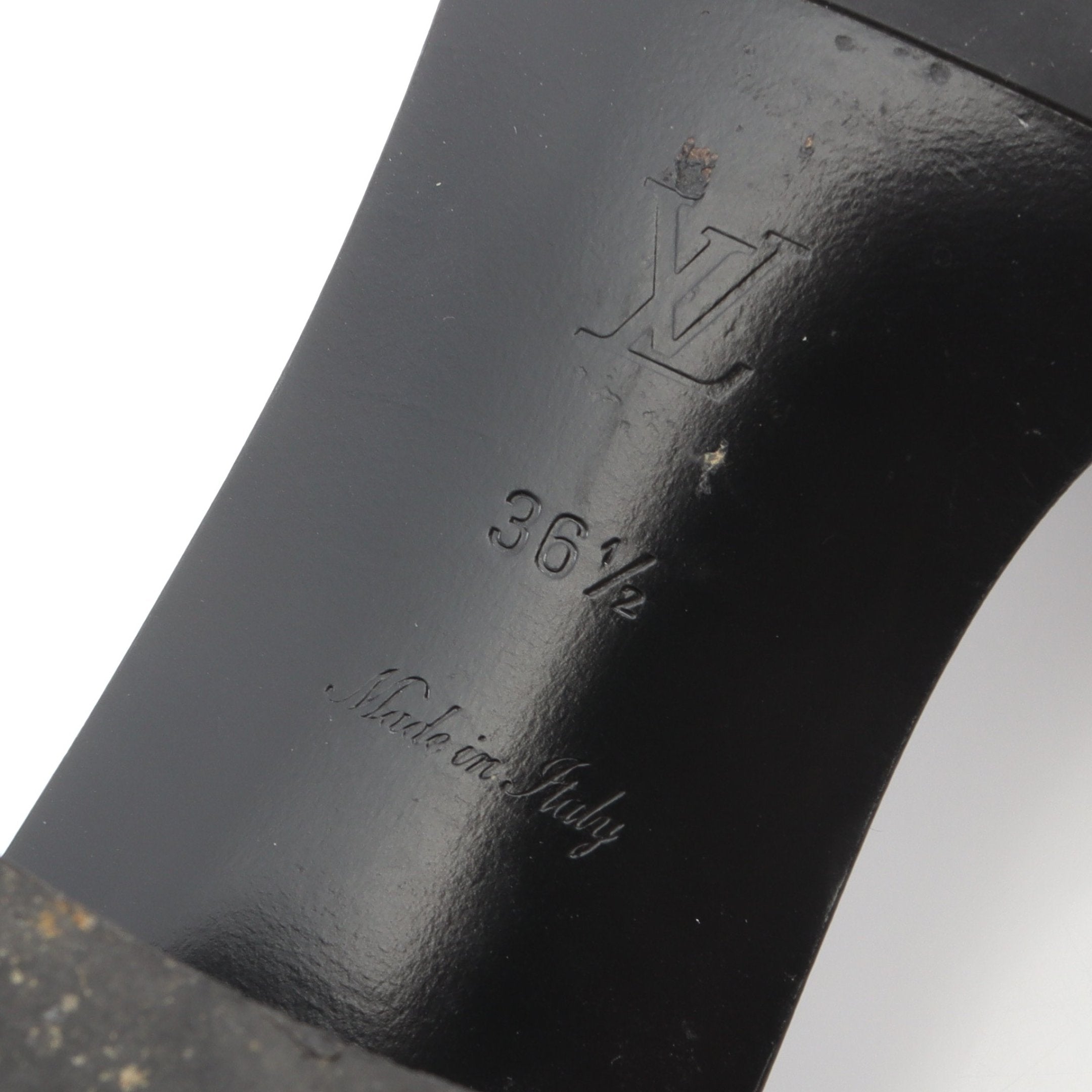 ロックイットライン モノグラム ミュール サンダル PVC レザー