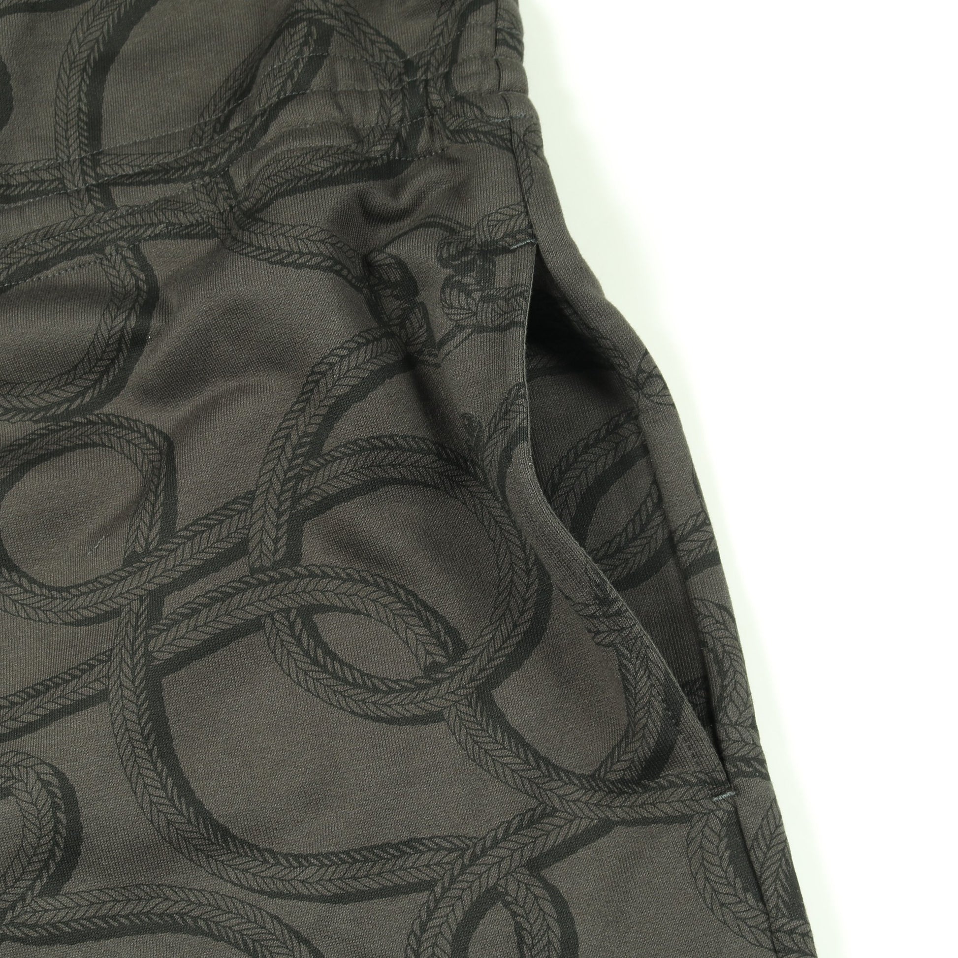 パルフロワリミックス ワンピース コットン ダークグレー ブラック  