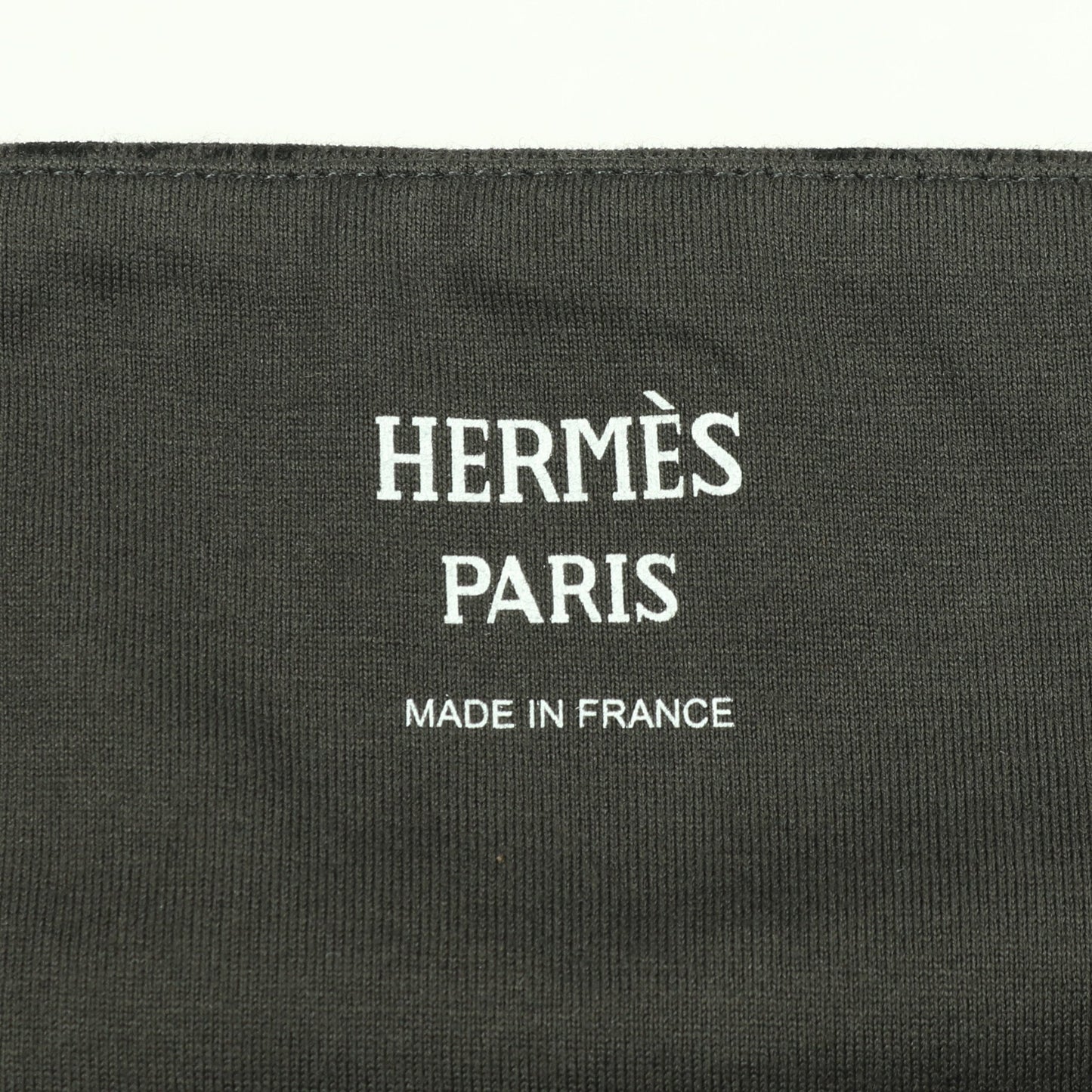 パルフロワリミックス ワンピース コットン ダークグレー ブラック エルメス ワンピース HERMES