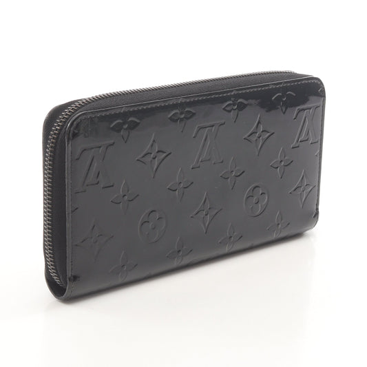 ジッピーウォレット モノグラムヴェルニ ノワールマニエティック ラウンドファスナー長財布 レザー ブラック ルイヴィトン 財布・小物 LOUIS VUITTON
