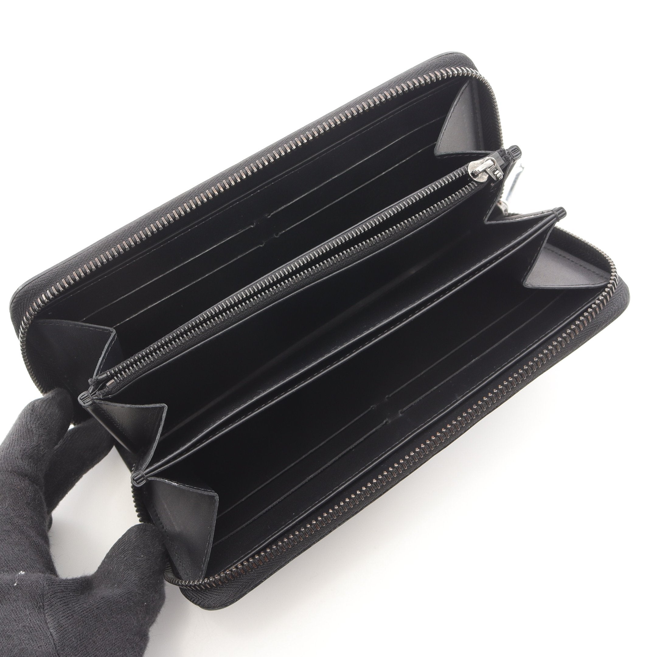 【極美品】ルイヴィトン　ジッピーウォレット　ヴェルニ　ノワールマニエティック ジッピーウォレット モノグラムヴェルニ ノワールマニエティック