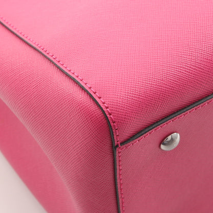 ハンドバッグ トートバッグ レザー ピンクパープル 2WAY エムシーエム バッグ MCM