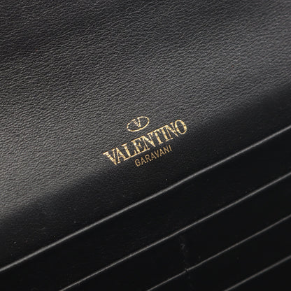 ロックスタッズ チェーンウォレット レザー ブラック ヴァレンティノガラヴァーニ バッグ VALENTINO GARAVANI