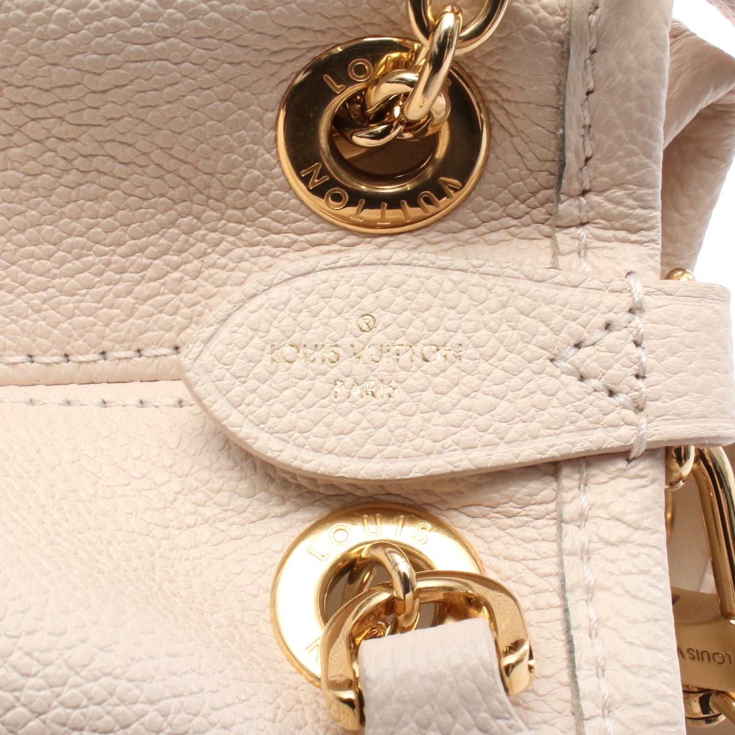 サマーバンドル モノグラムアンプラント ハンドバッグ レザー ライトベージュ オレンジ 2WAY ルイヴィトン バッグ LOUIS VUITTON
