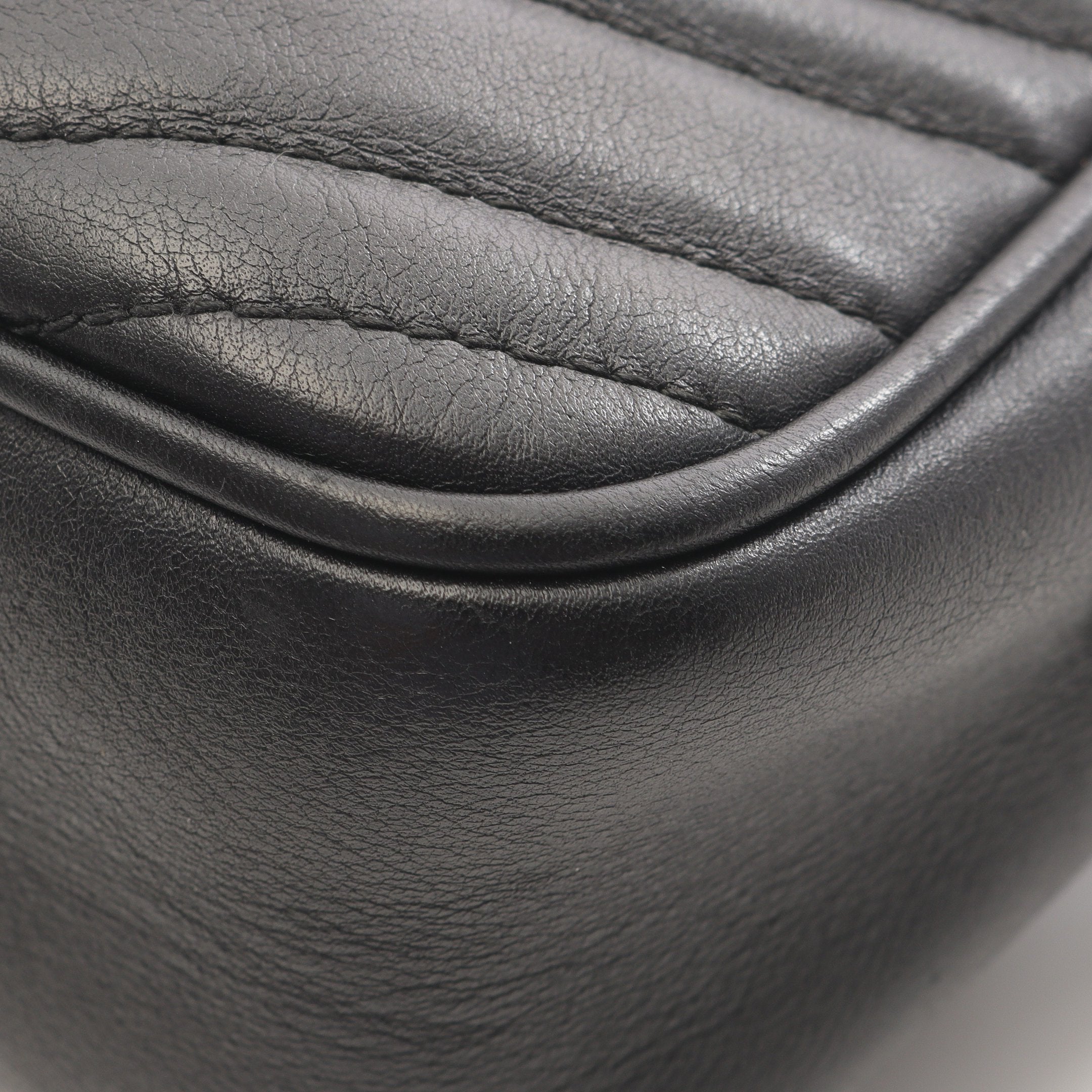 美品✨ GUCCI GGマーモント チェーン ショルダーバッグ レザー ブラック GG Marmont 送料無料 GUCCI グッチ GGマーモント レザー ショルダー