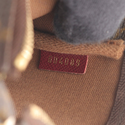 ミニポシェット アクセソワール モノグラムラベルコレクション チェーンハンドバッグ PVC レザー ブラウン マルチカラー ルイヴィトン バッグ LOUIS VUITTON