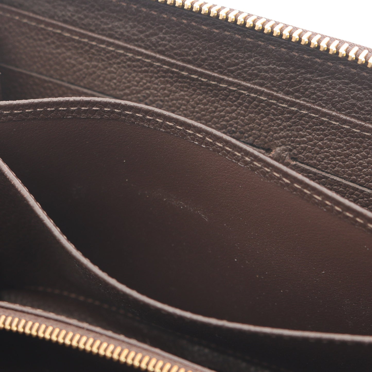 ジッピーウォレット モノグラムアンプラント テール ラウンドファスナー長財布 レザー ダークブラウン ルイヴィトン 財布・小物 LOUIS VUITTON