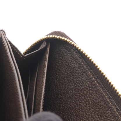 ジッピーウォレット モノグラムアンプラント テール ラウンドファスナー長財布 レザー ダークブラウン ルイヴィトン 財布・小物 LOUIS VUITTON