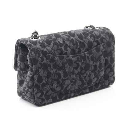 ミニマトラッセ20 チェーンショルダーバッグ デニム ダークグレー ブラック シルバー金具 シャネル バッグ CHANEL