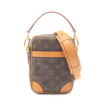 ダヌーブ モノグラムアーカイブ ハンドバッグ PVC レザー ブラウン 2WAY ルイヴィトン バッグ LOUIS VUITTON