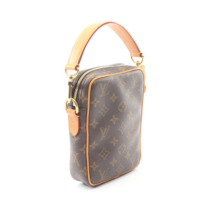 ダヌーブ モノグラムアーカイブ ハンドバッグ PVC レザー ブラウン 2WAY ルイヴィトン バッグ LOUIS VUITTON