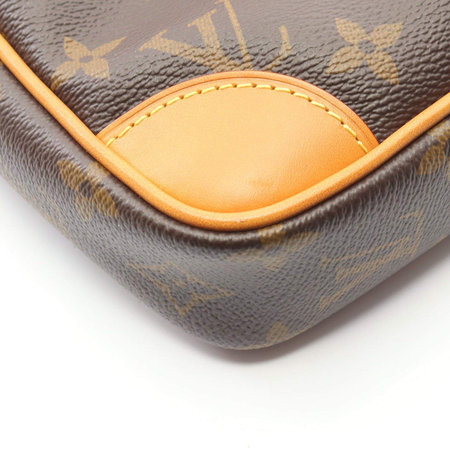 ダヌーブ モノグラムアーカイブ ハンドバッグ PVC レザー ブラウン 2WAY ルイヴィトン バッグ LOUIS VUITTON