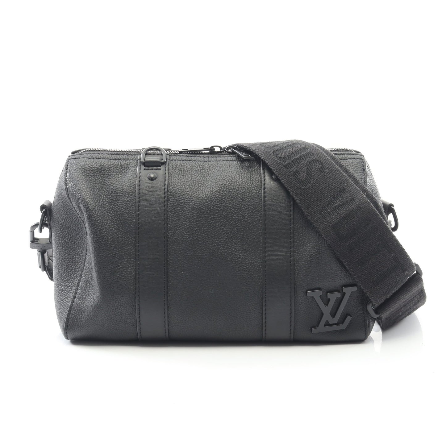 シティ キーポル ショルダーバッグ レザー ブラック ルイヴィトン バッグ LOUIS VUITTON