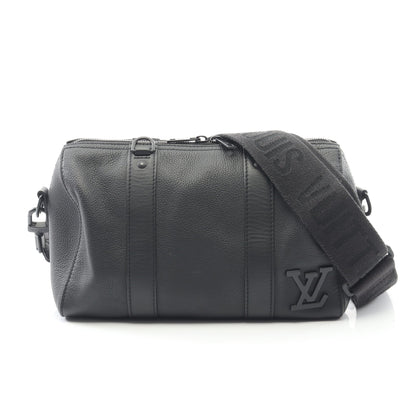 シティ キーポル ショルダーバッグ レザー ブラック ルイヴィトン バッグ LOUIS VUITTON