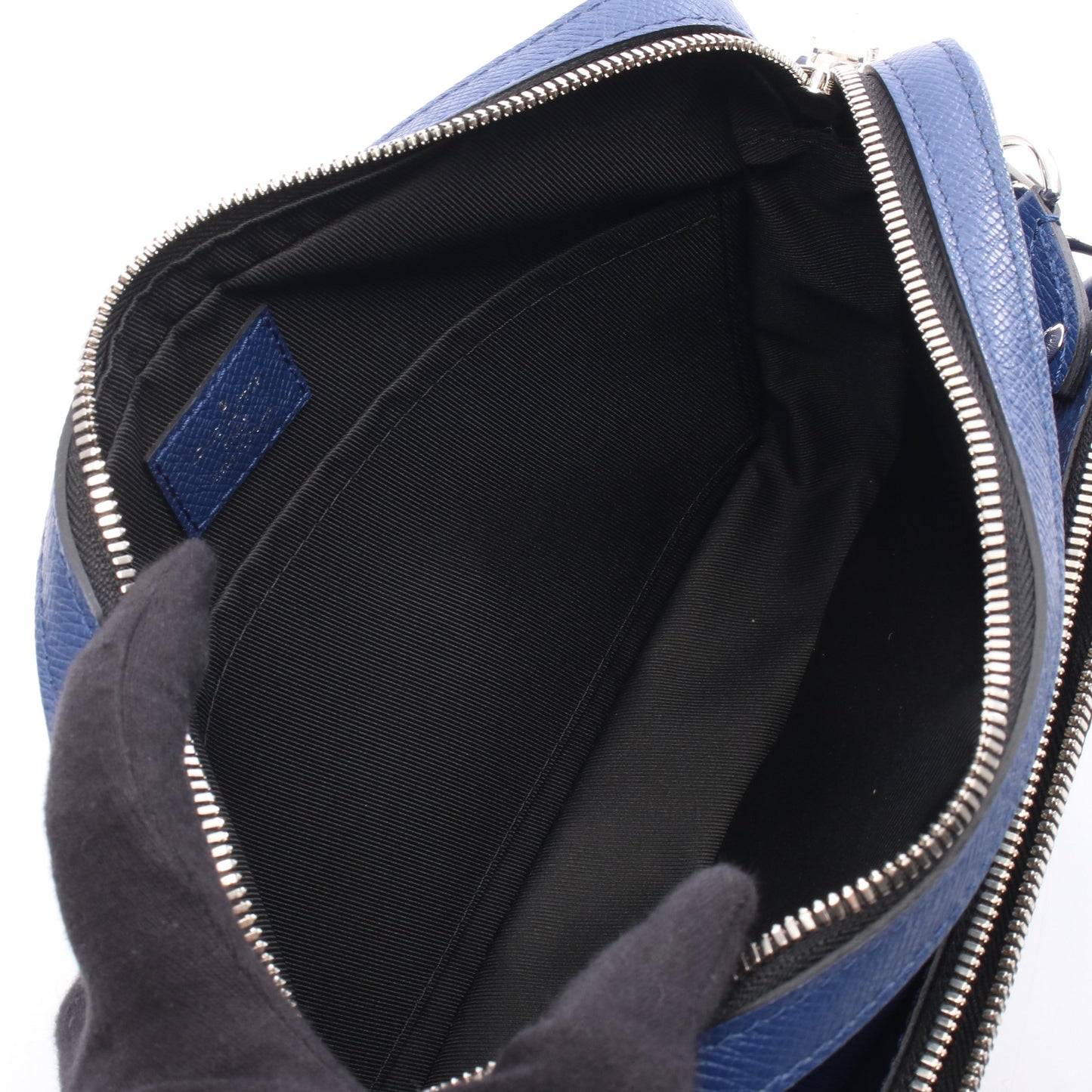 トリオ メッセンジャー タイガラマ コバルトブルー ショルダーバッグ PVC レザー ブルー ルイヴィトン バッグ LOUIS VUITTON