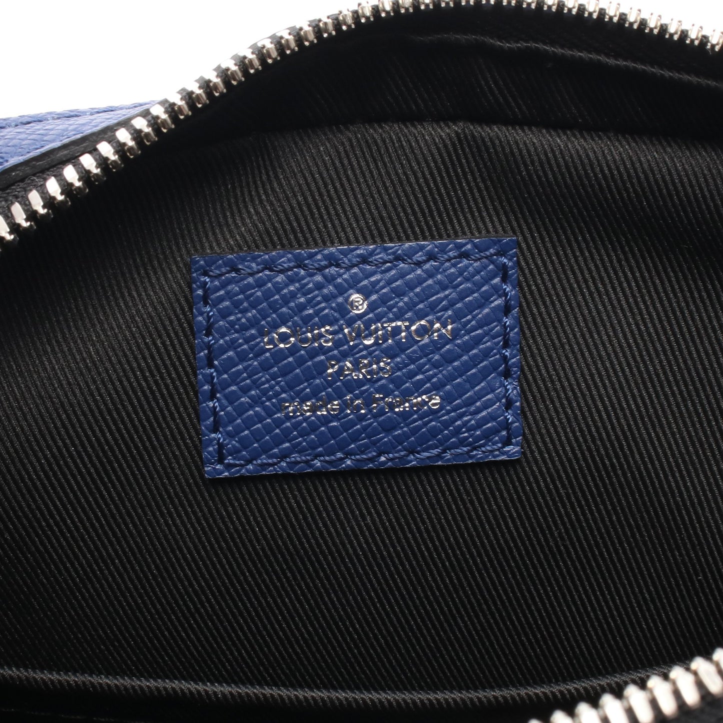 トリオ メッセンジャー タイガラマ コバルトブルー ショルダーバッグ PVC レザー ブルー ルイヴィトン バッグ LOUIS VUITTON